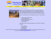 Tablet Screenshot of horizonautomation.com